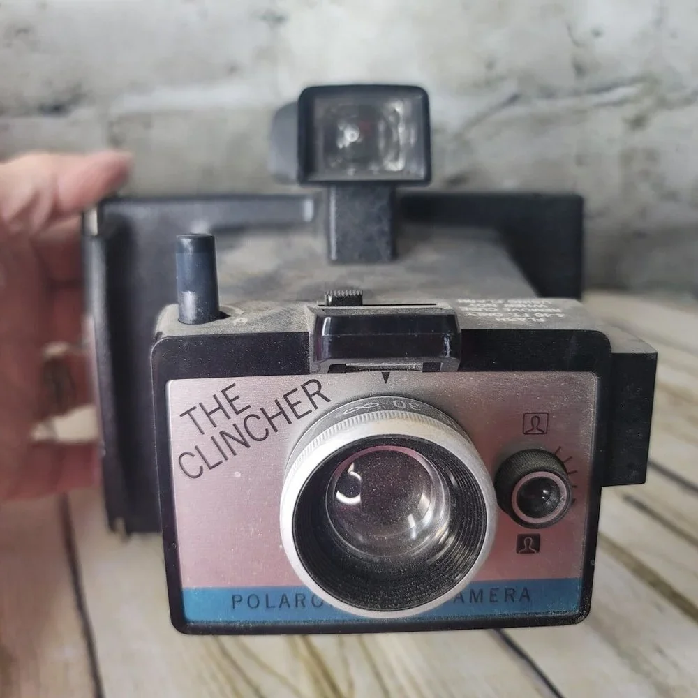 Polaroid Land Camera The Clincher Untested w Paperwork